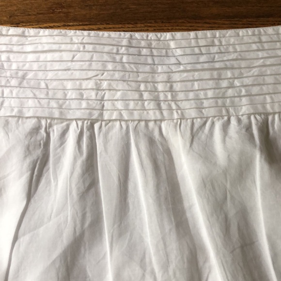 Triple Five Soul White Cotton Lined Mini Skirt w Pockets / side zip ~ Large - Picture 13 of 13